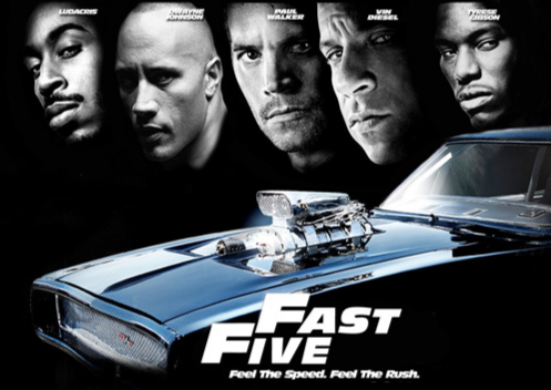 the fast five poster. fast five movie poster 2011.